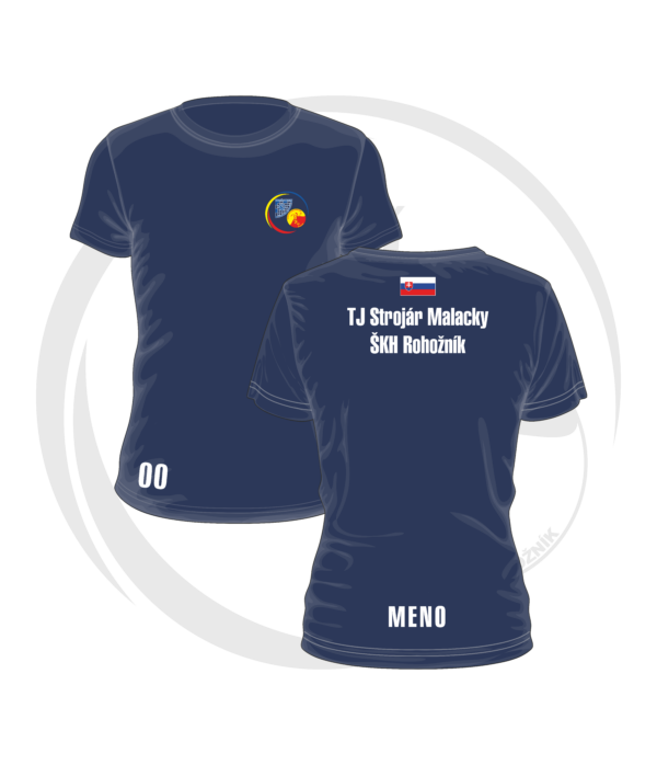 skh tricko navy duo nove logo Tričko ŠKH Rohožník / TJ Strojár Malacky