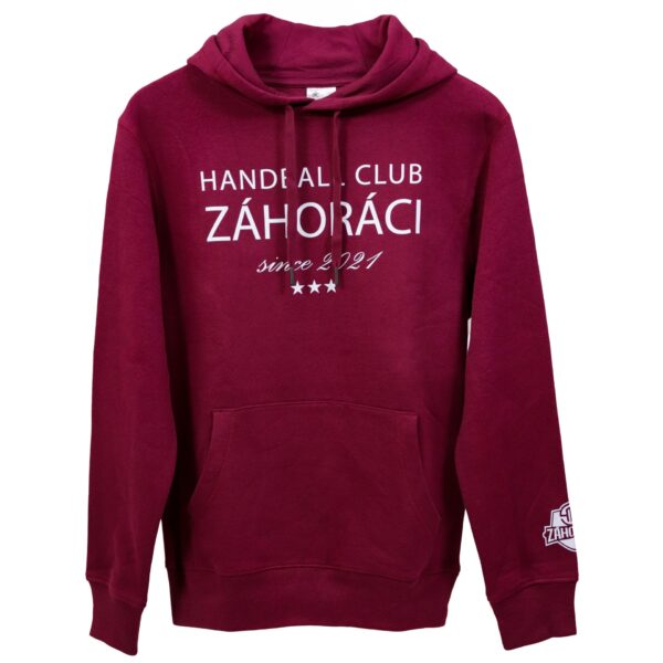 Mikina_red_front Mikina Záhoráci - Bordová