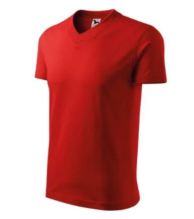 V-neck – červená