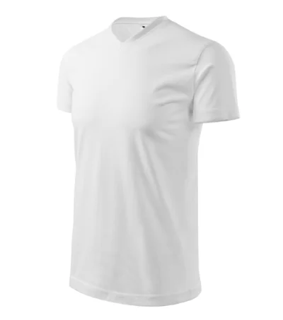 Heavy V-neck – biela