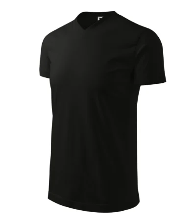 Heavy V-neck – čierna
