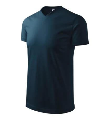 Heavy V-neck – námornícka modrá