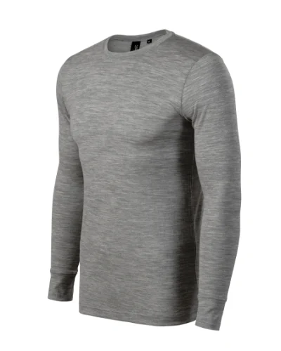Merino Rise LS – tmavosivý melír