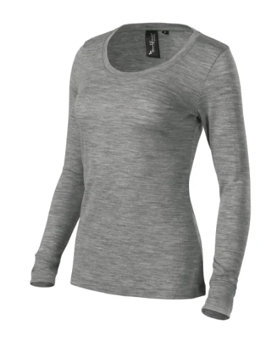 Merino Rise LS – tmavosivý melír