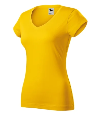 Fit V-neck – žltá