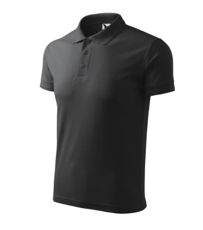 Pique Polo – antracitový melír