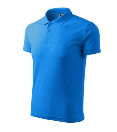 Pique Polo – snorkel blue