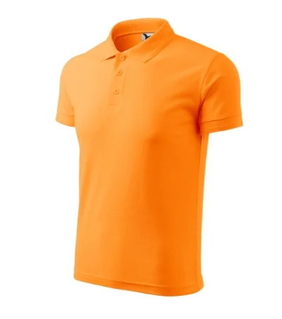 Pique Polo – mandarínková oranžová