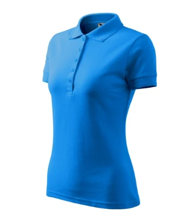 Pique Polo – snorkel blue