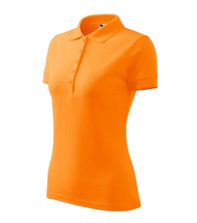 Pique Polo – mandarínková oranžová