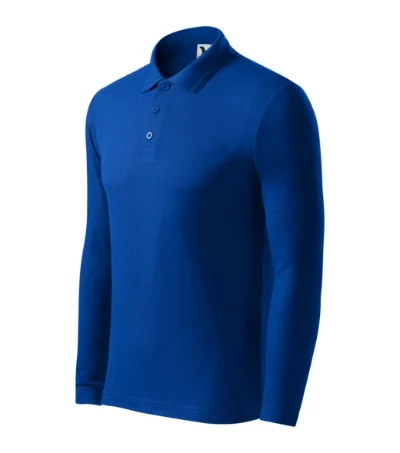 Pique Polo LS – kráľovská modrá