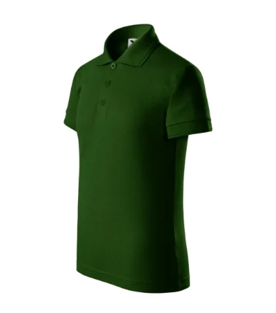 Pique Polo – fľaškovozelená