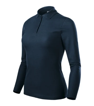 Pique Polo LS – námornícka modrá