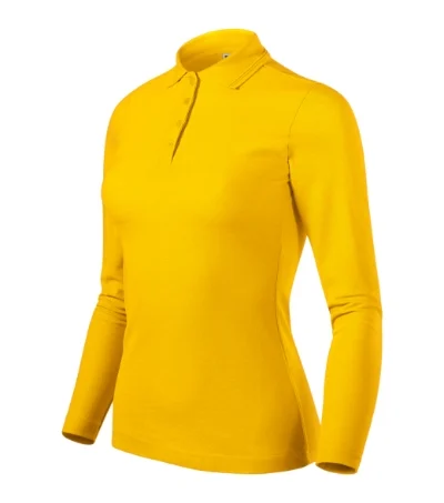 Pique Polo LS – žltá
