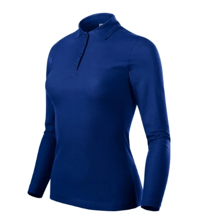 Pique Polo LS – kráľovská modrá