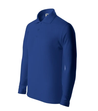 Pique Polo LS – kráľovská modrá