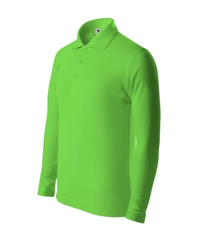 Pique Polo LS – green apple