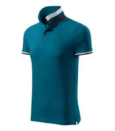 Collar Up – petrol blue