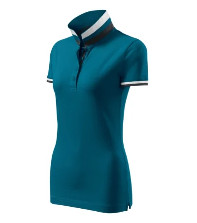 Collar Up – petrol blue