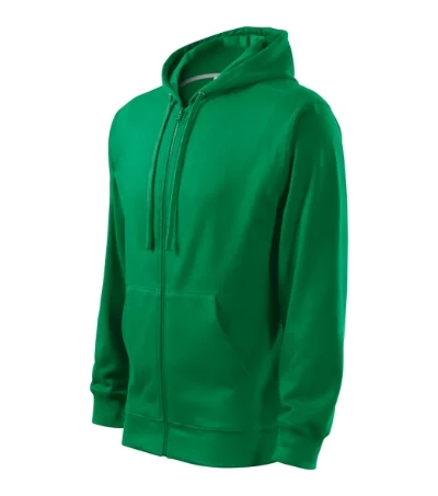 Trendy Zipper – trávovo zelená