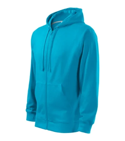Trendy Zipper – tyrkysová
