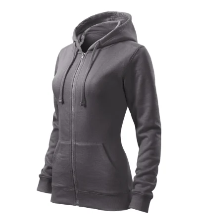 Trendy Zipper – oceľovo sivá