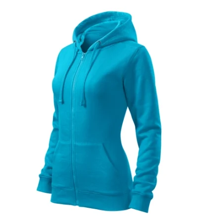 Trendy Zipper – tyrkysová