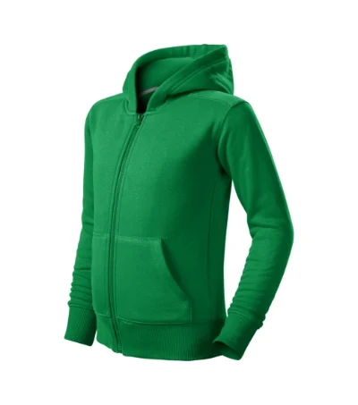 Trendy Zipper – trávovo zelená
