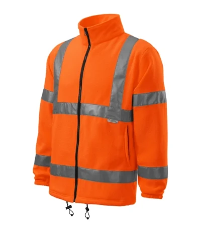 HV Fleece Jacket – fluorescenčná oranžová
