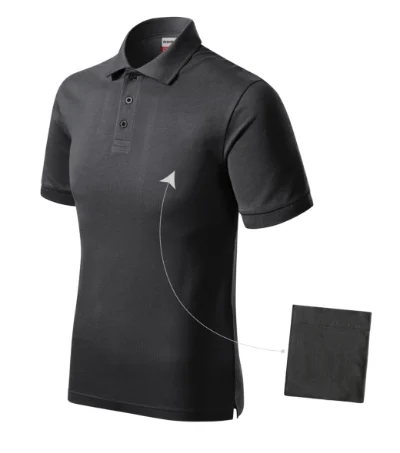 Resist Heavy Polo – ebony gray