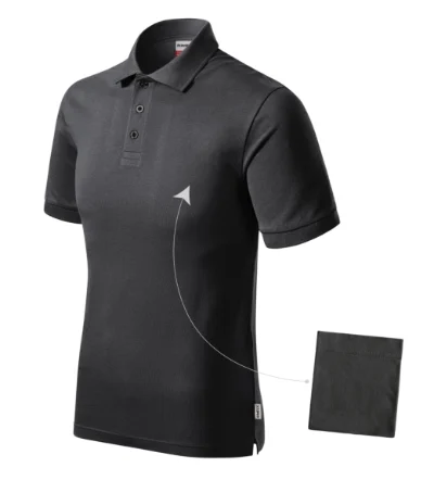 Resist Heavy Polo – ebony gray 94 (brand label)