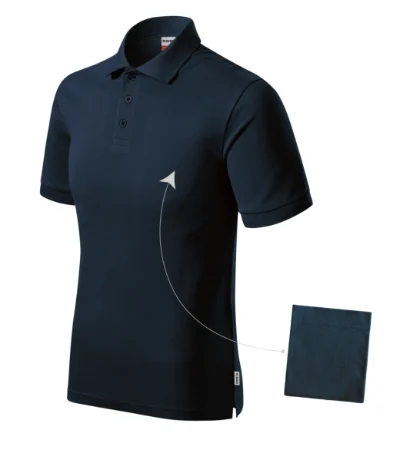 Resist Heavy Polo – tmavomodrá 02 (brand label)