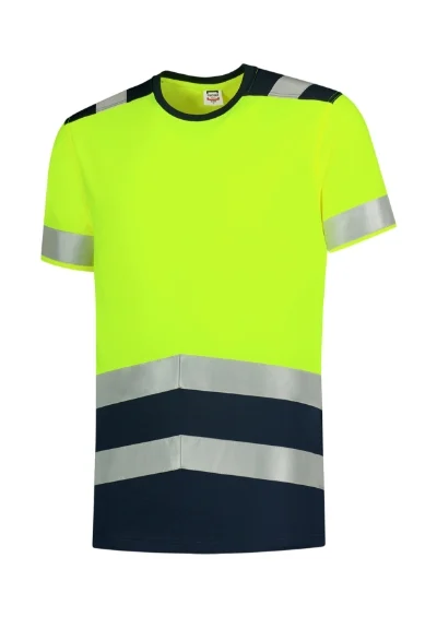 T-Shirt High Vis Bicolor – fluorescenčná žltá