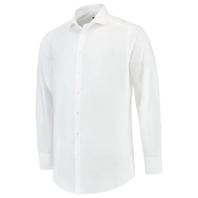 Fitted Stretch Shirt – biela