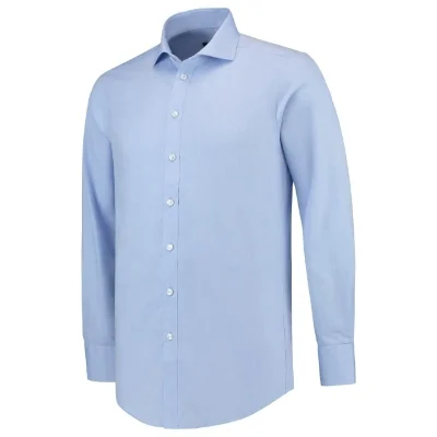 Fitted Stretch Shirt – blue