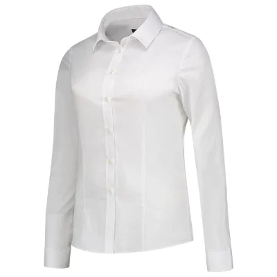 Fitted Stretch Blouse – biela