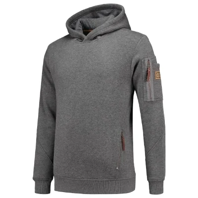 Premium Hooded Sweater – stone melange