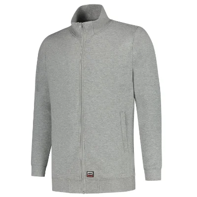 Sweat Jacket Washable 60 °C – grey melange