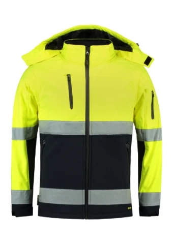 Bi-color EN ISO 20471 Softshell T52