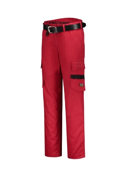 Work Pants Twill Women – červená
